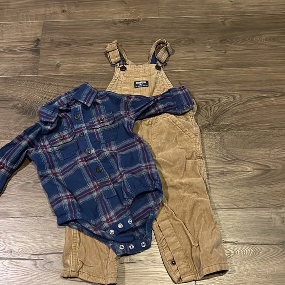 Plaid Flannel Onesie Bodysuit